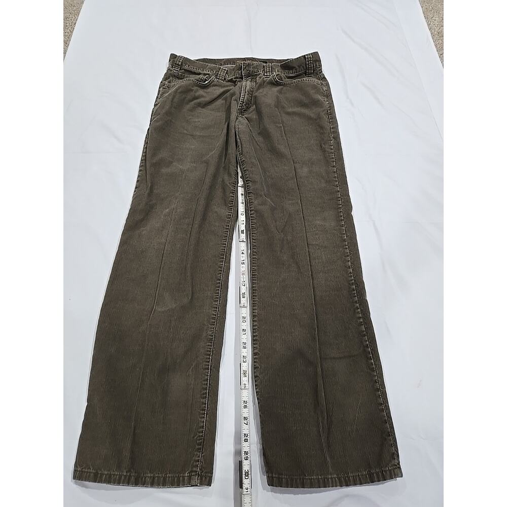 Eddie Bauer Mens Corduroy Pants 38 X 32 Brown 100% Cotton
